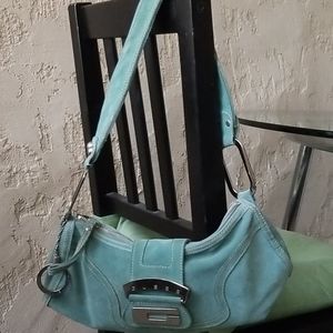Small suede Guess purse